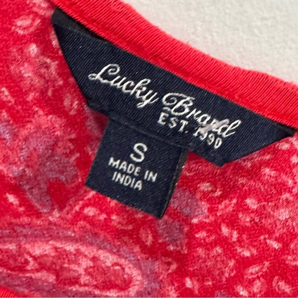 Lucky brand flowy boho top ❤️ - Picture 4 of 6